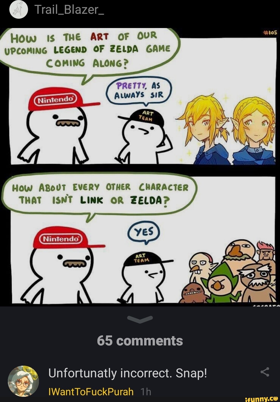 Trail_Blazer_ How is THE ART OF OUR LEGEND OF ZELDA GAME