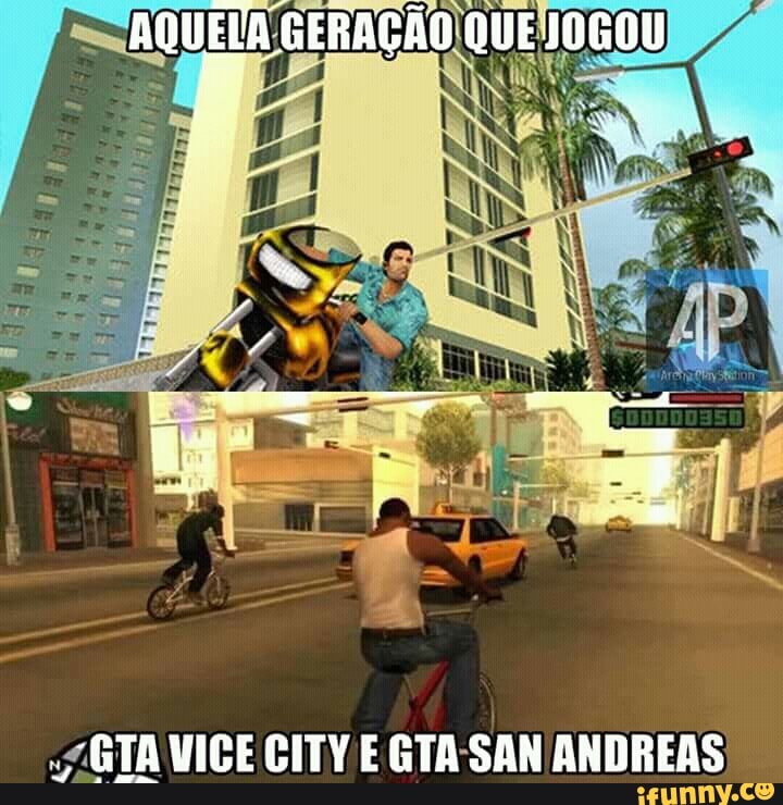 "GTA VICE CITY E GTA-SAN ANDREAS