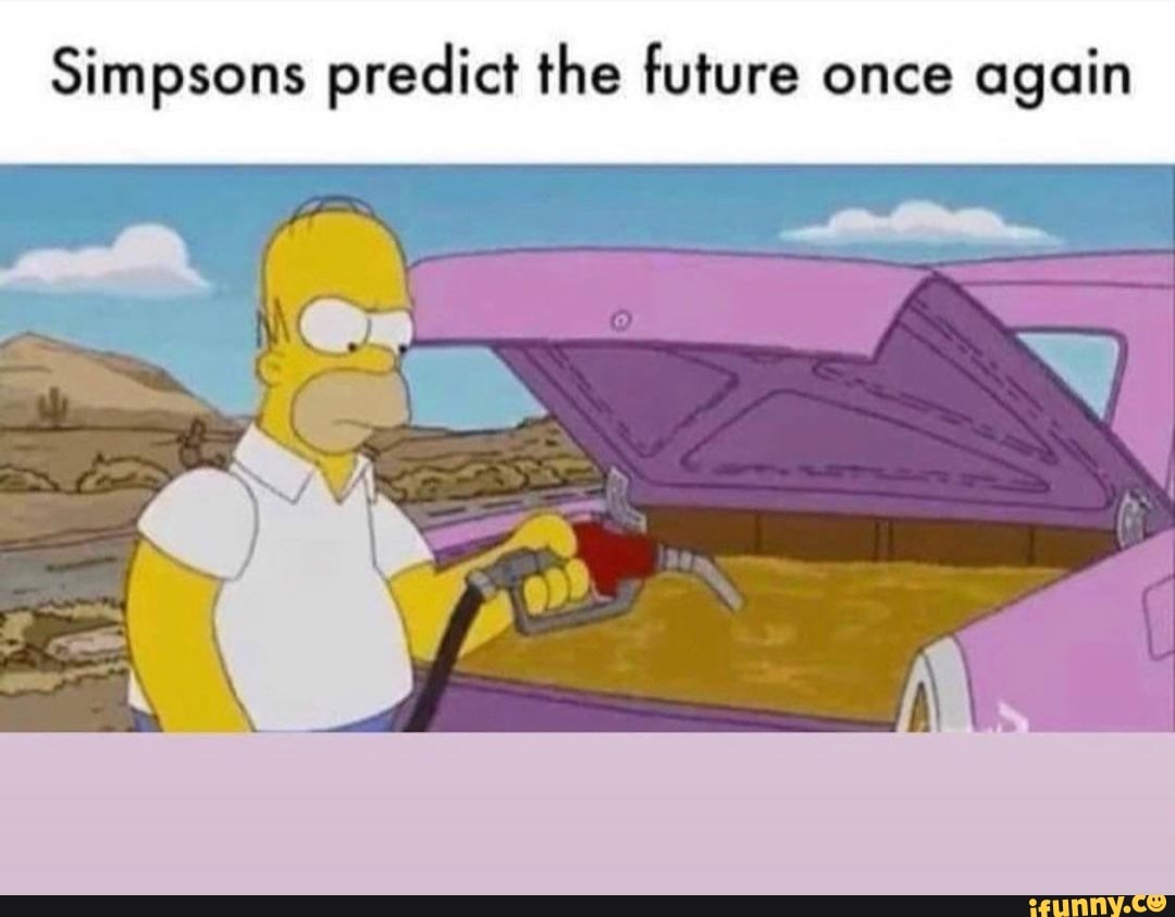 Simpsons predict the future once again - iFunny
