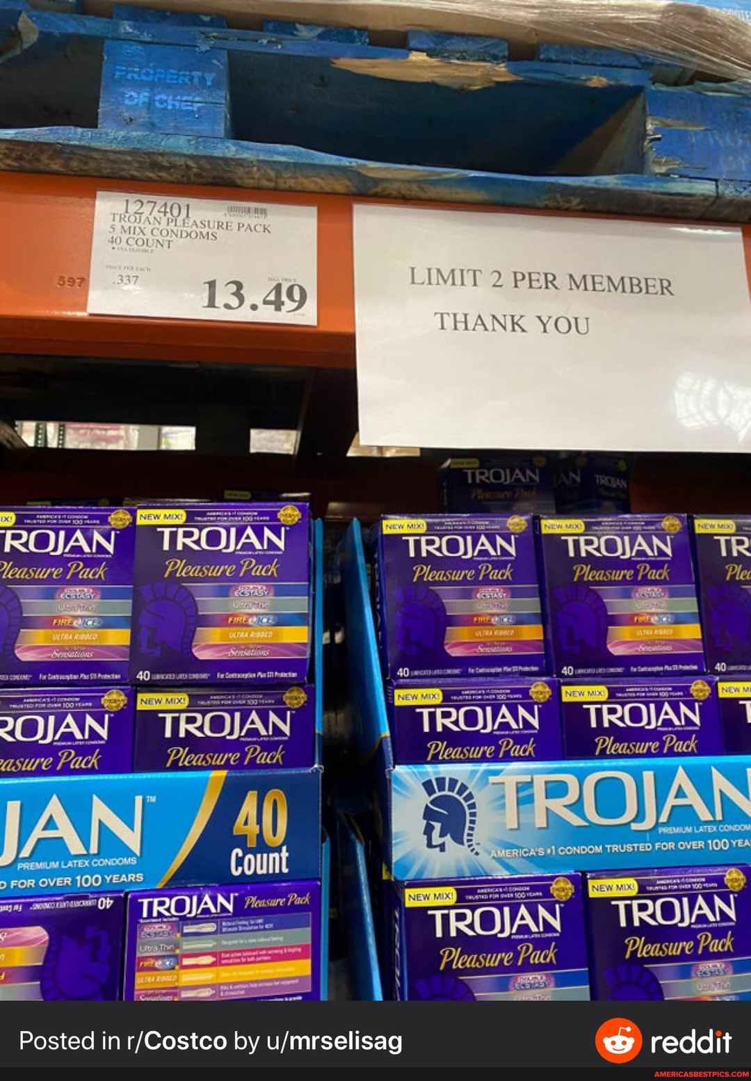 PER MEMBER THANK YOu
Pack Pleasure Pack Pleasure Pack Pleasure Pack Ple
TROJAN =TROJAN. =TROJAN
asure Pack Pleasure Pac} Pleasure' Pack _ Pleasure Pack
OVER Count
TROJAN
FER GVER 100
Pack
Pleasure Pac
Posted in by reddit