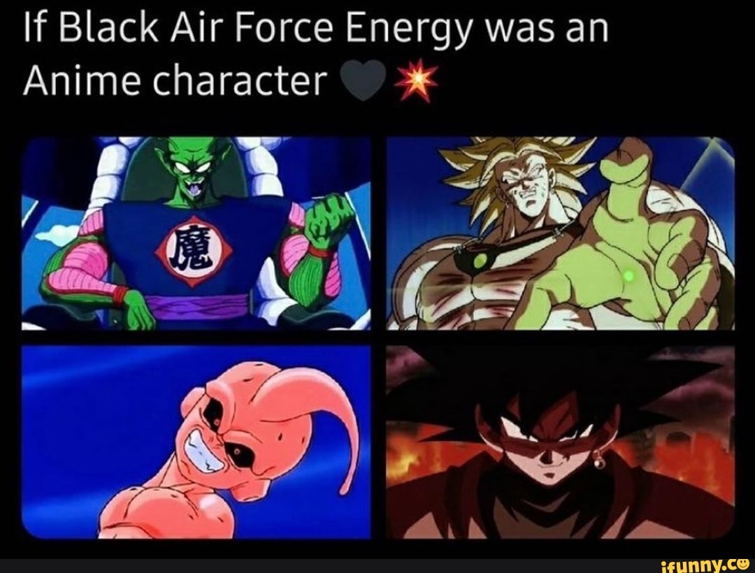 black air force anime