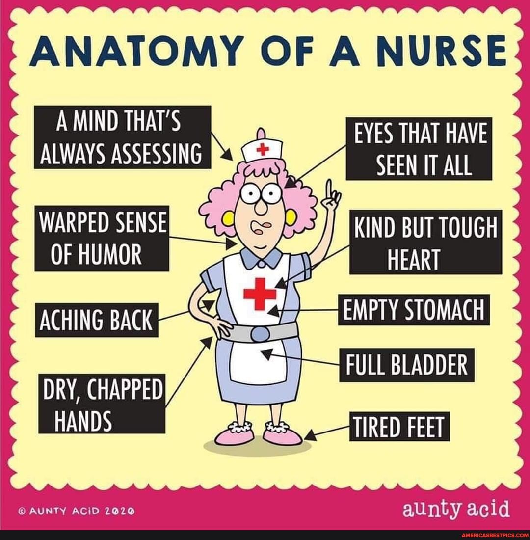 ANATOMY OF A NURSE: A MIND THAT'S ALWAYS ASSESSING SENSE* EYES THAT ...