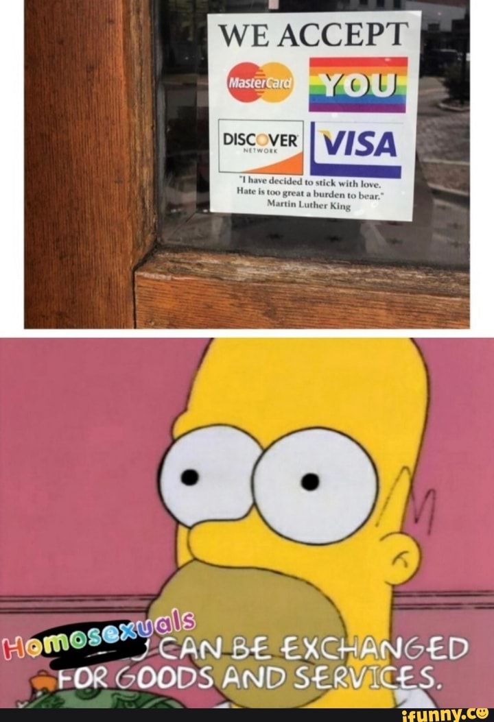 WE ACCEPT
eo fou
DISCOVER
Ylemosen Can BE EXCHANGED FOR GOODS AND SERVICES.