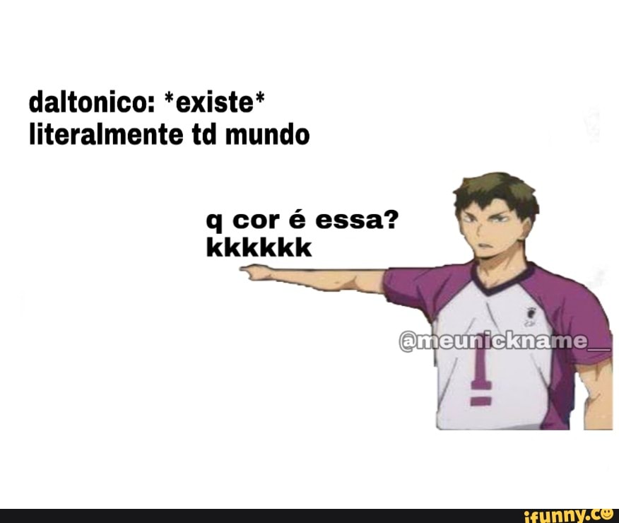 daltonico: *existe*
literalmente td mundo
q cor é essa?
Pucci