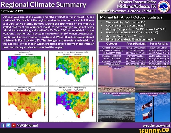 Regional Climate Summary October 2022 'October was one of the wettest months of 2022 so far in