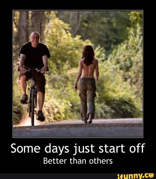 Just started. Day just. his bike/ steal/ some days ago..