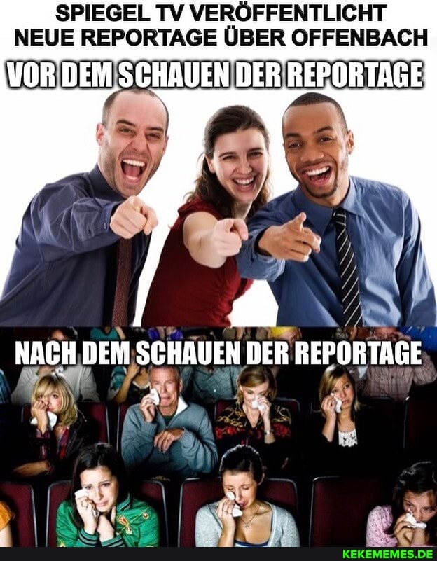 SPIEGEL TV VERÖFFENTLICHT NEUE REPORTAGE ÜBER OFFENBACH
VOR DEM SCHAUEN DER REPORTAGE
NACH DEM SCHAUEN DER REPORTAGE