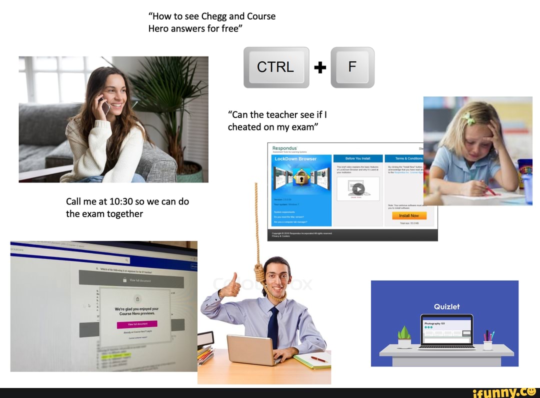 "How to see Chegg and Course Hero answers for free" CTRL "Can the