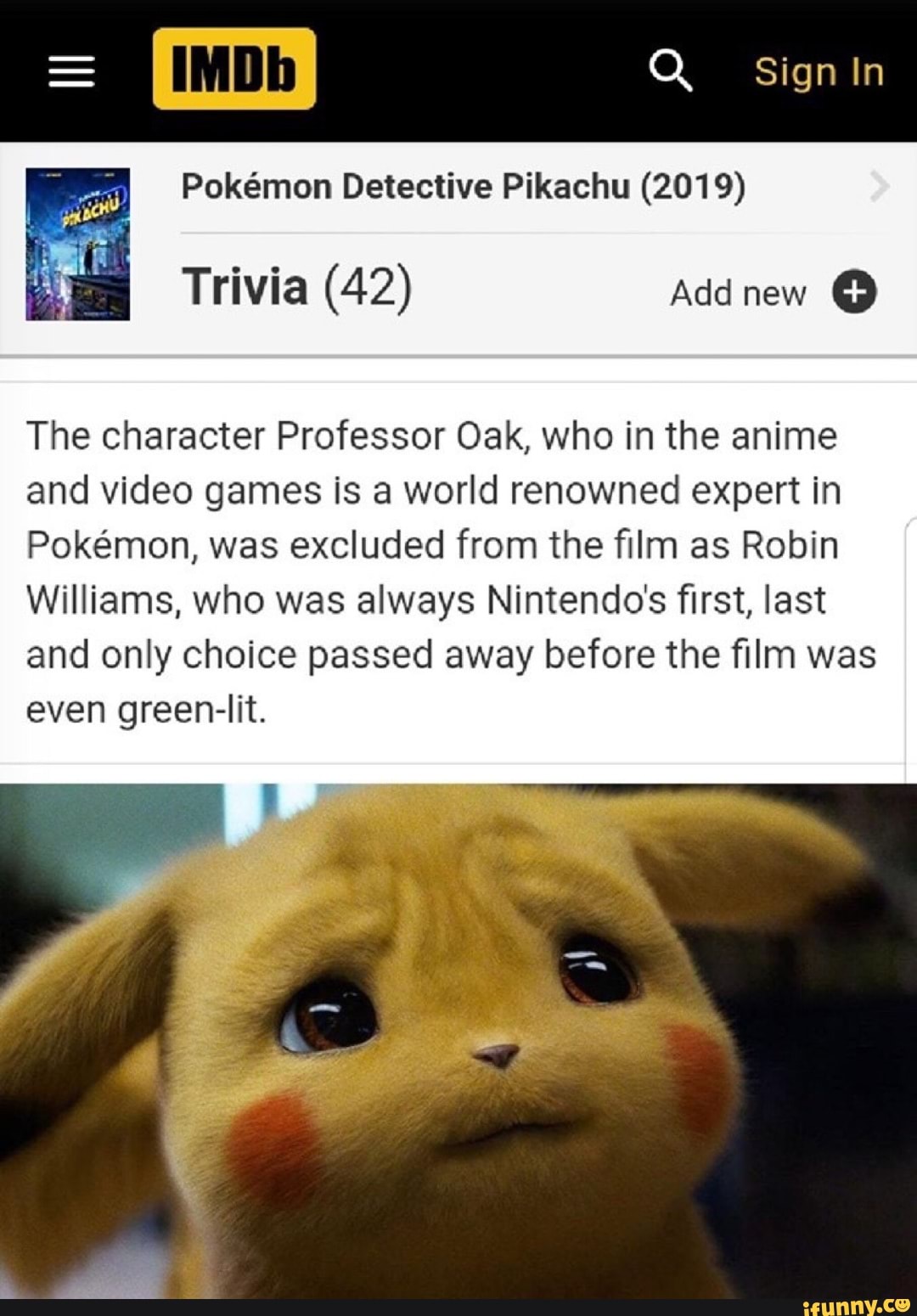 Pokémon Detective Pikachu 2019 The Character Professor Oak