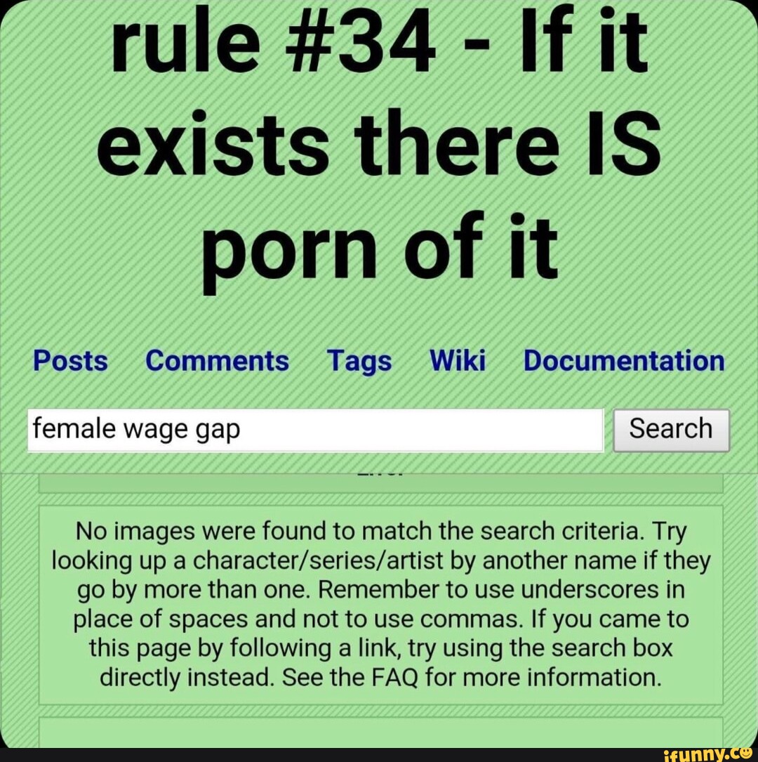 Rule 34 - If it exists there IS porn of it Posts Comments Tags Wiki  Documentation female