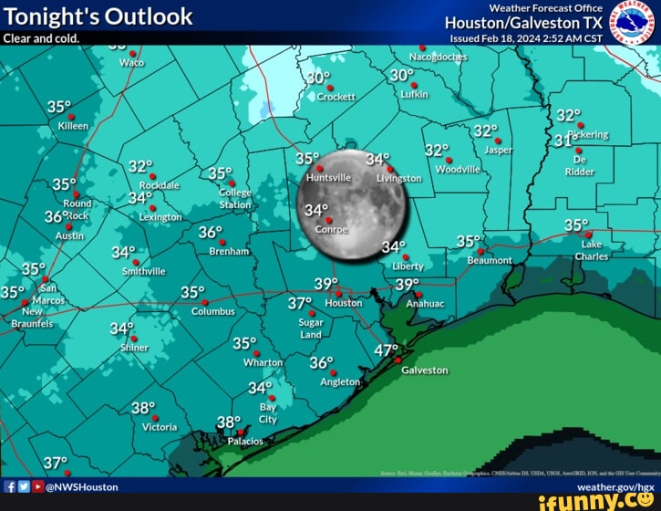 Weather Forecast Office TX Issued Feb 18, 2024 AM CST Tonight's Outlook