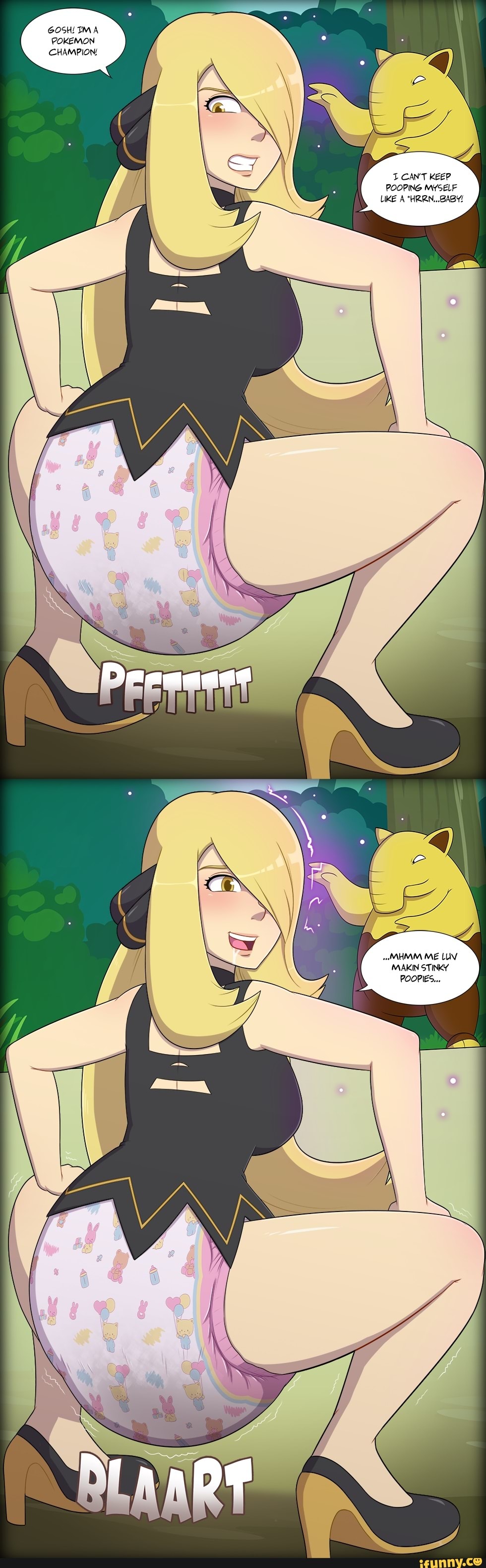 Pokemon Girls Pooping