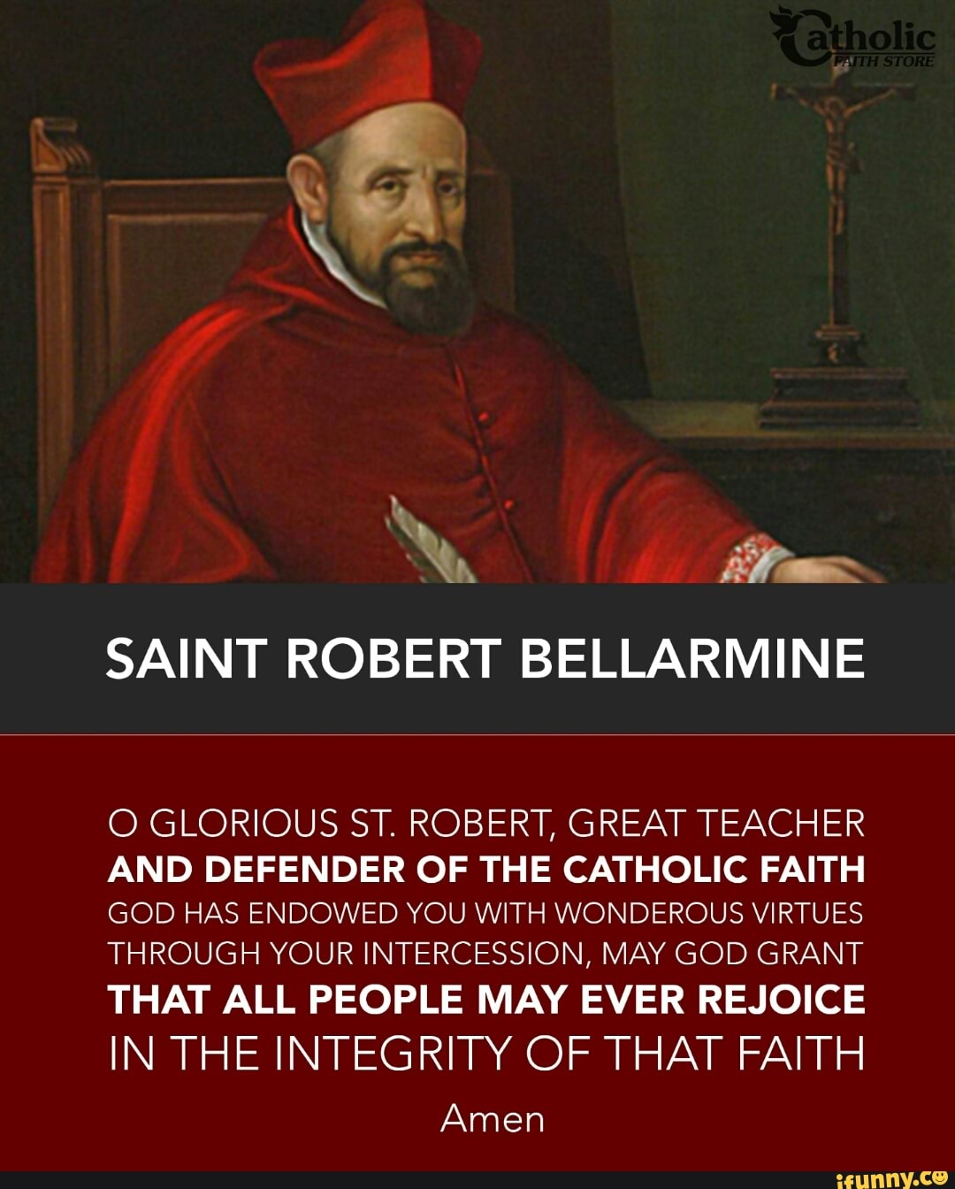 SAINT ROBERT BELLARMINE O GLORIOUS ST. ROBERT, GREAT TEACHER AND ...