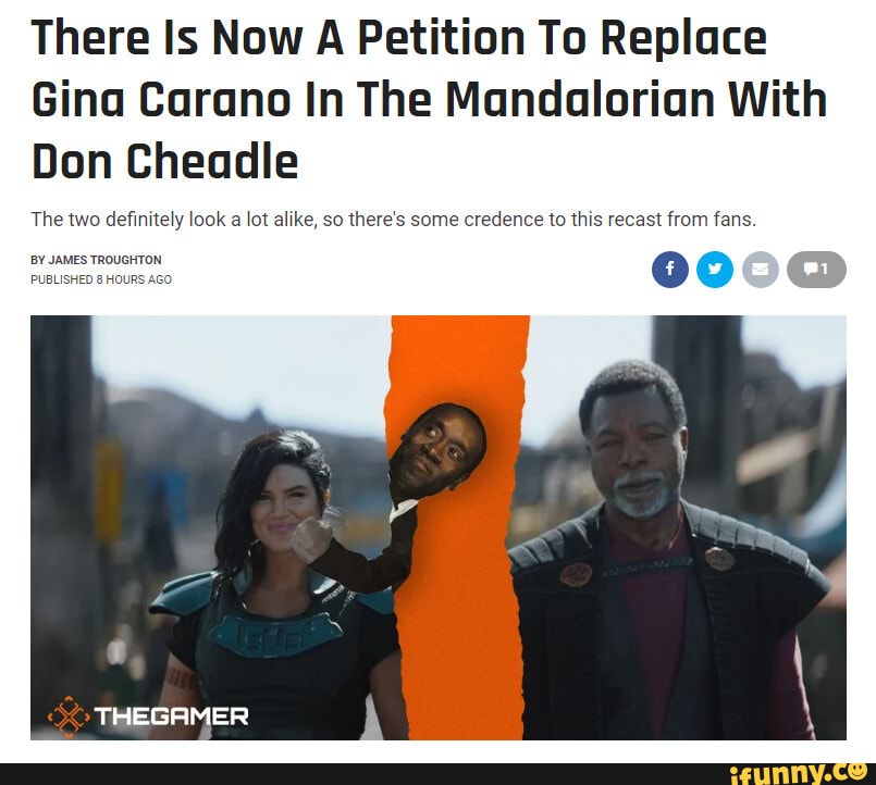 There Is Now A Petition To Replace Gina Carano In The Mandalorian With