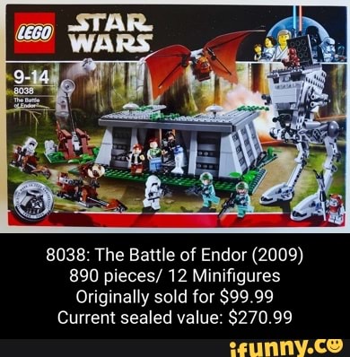 8038: The Battle of Endor (2009) 890 pieces/ 12 Minifigures Originally ...