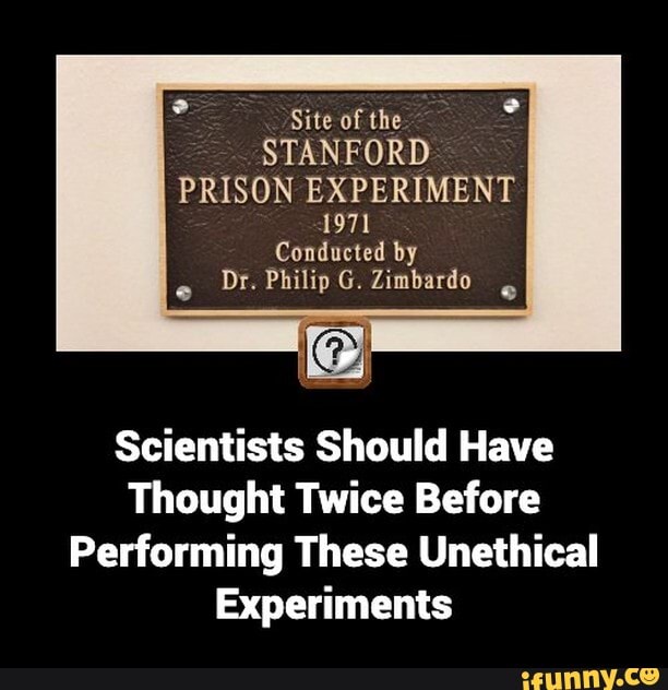 Site Of The STANFORD PRISON EXPERIMENT 1971 Conducted By Dr. Philip G ...