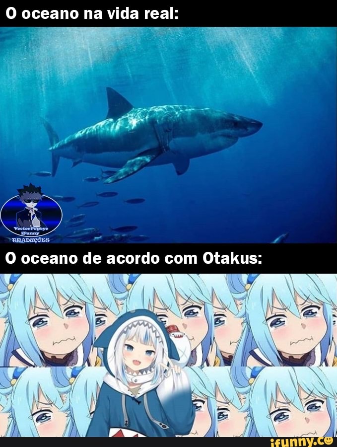 O oceano na vida real:
O oceano de acordo com Oitakus: