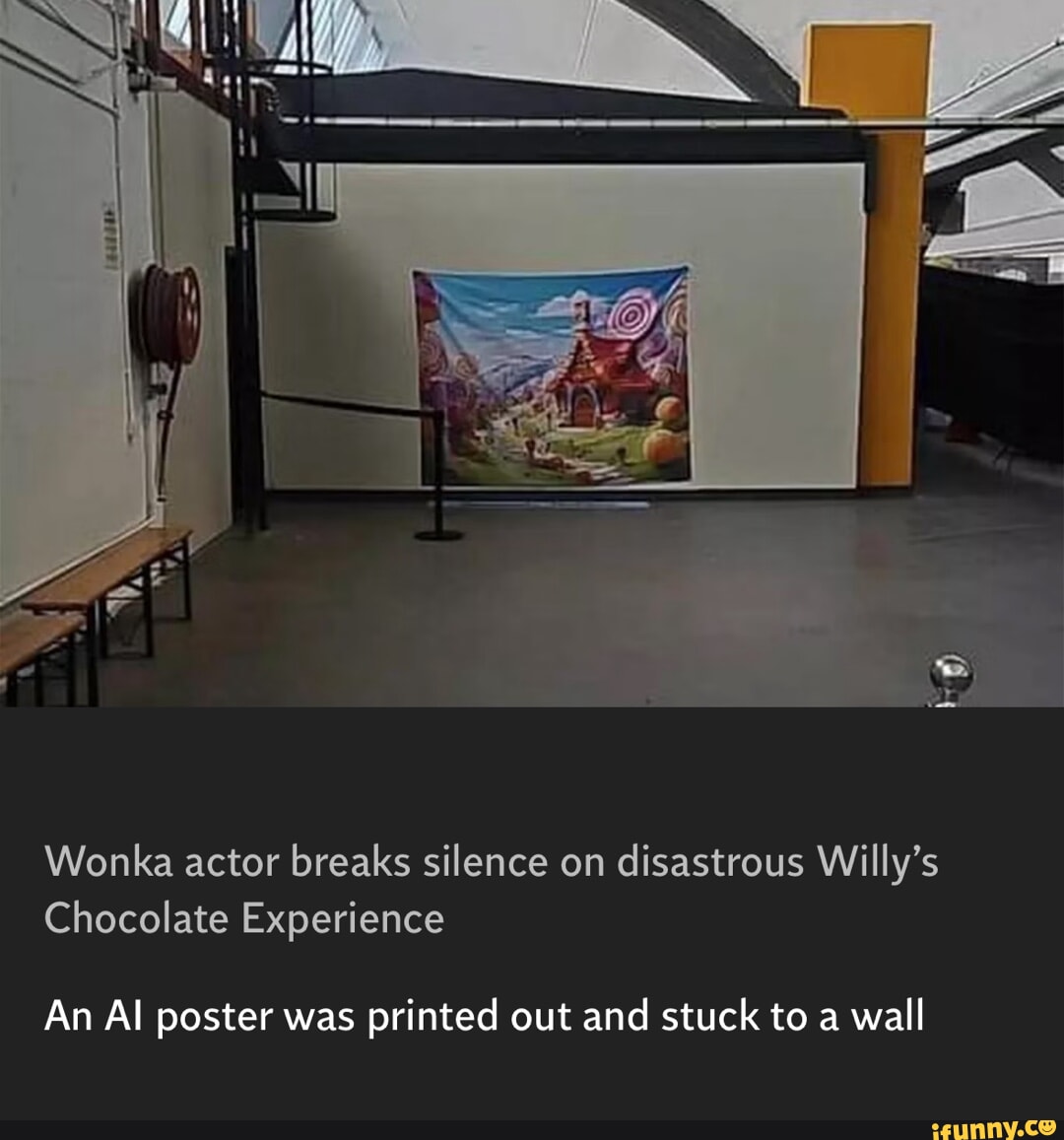 Willy Wonka actor breaks silence on disastrous Willy's Chocolate