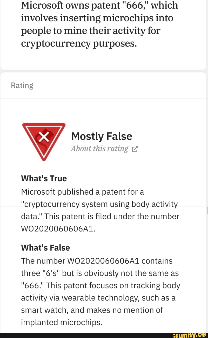 Microsoft owns patent 