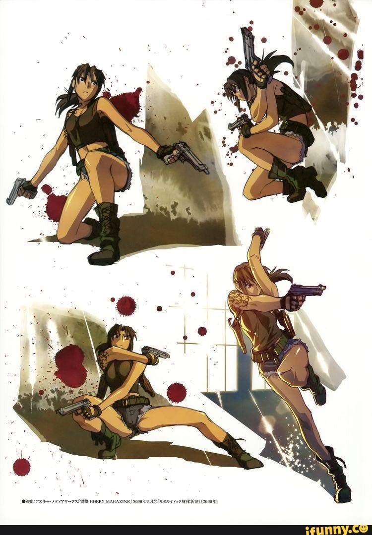 revy, noonlagoon, manga, anime, animu