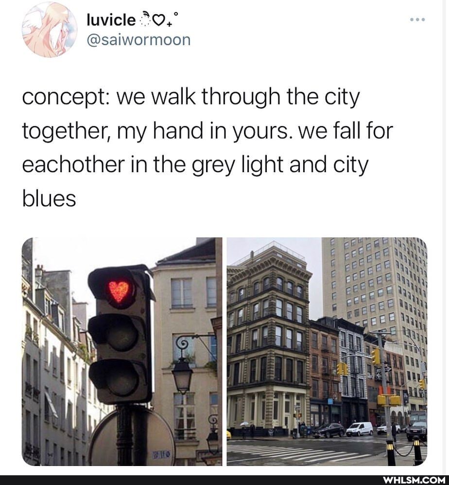 concept: we walk through the city together, my hand in yours. we fall for eachother in the grey light and city blues