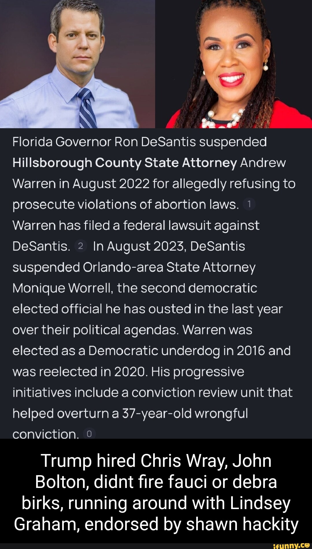 Florida Governor Ron DeSantis suspended Hillsborough County State ...
