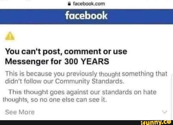 FB Jail Drama - Facebook You Can't Post, Comment Or Use Messenger For ...