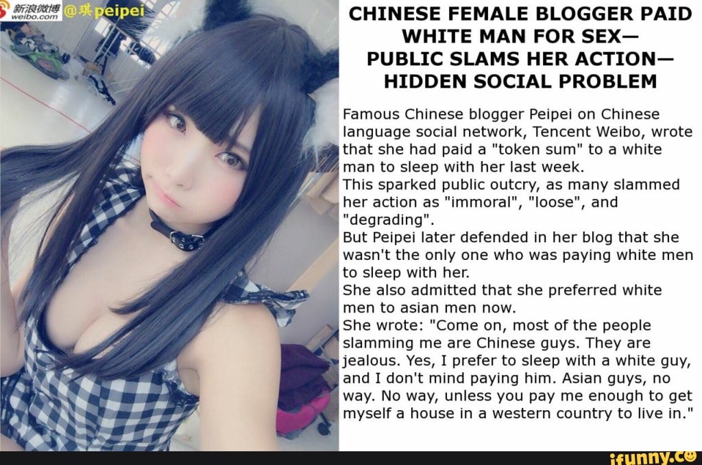 Asian Male White Female Sex