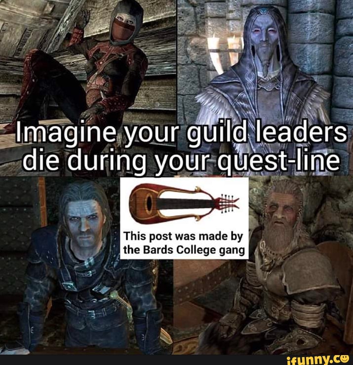 Imagine Your Our Guild Leaders Die During Your Quest-line This Post Was 