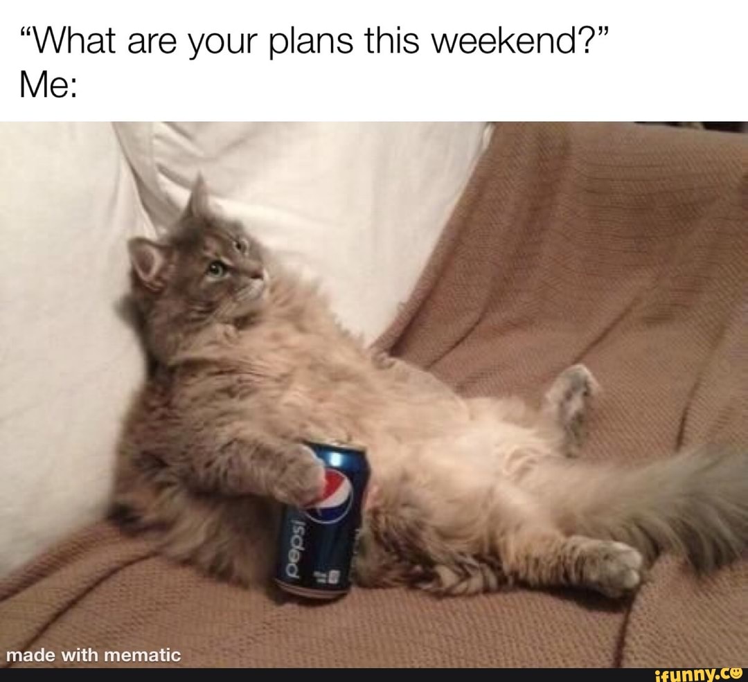 "What are your plans this weekend?"