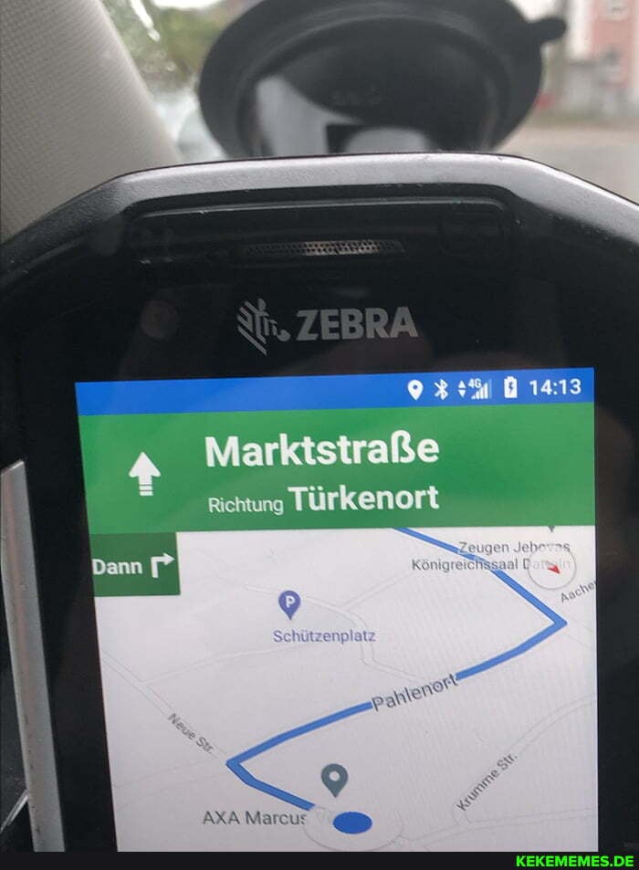 Marktstraße
Richtung Türkenort
Dann
AXA Marcus
