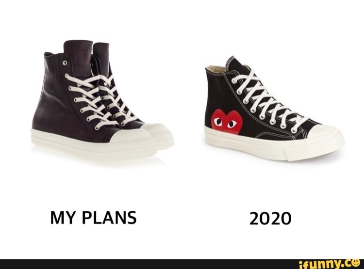 rick owens converse meme
