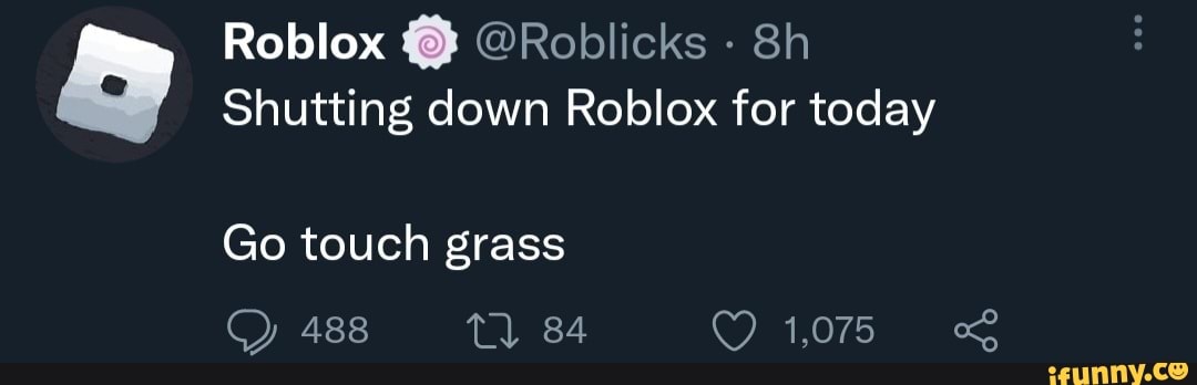 Touch Grass - Roblox