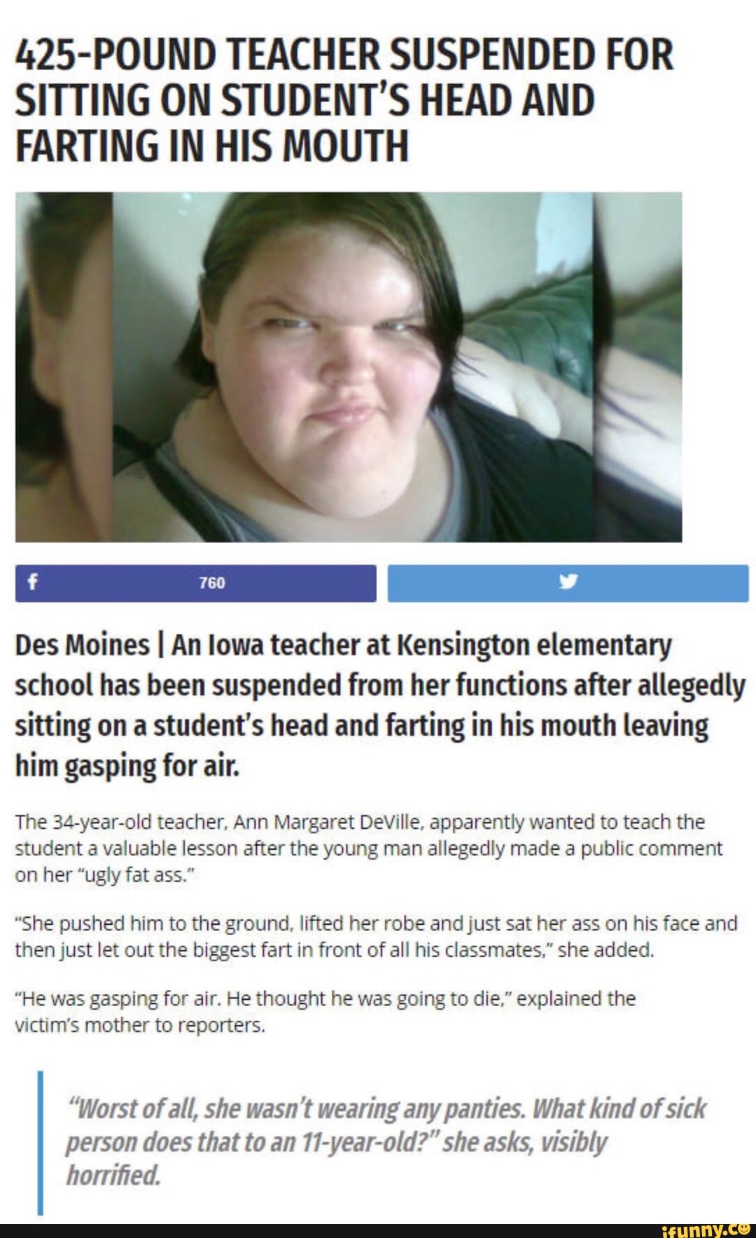 Fat ass teacher