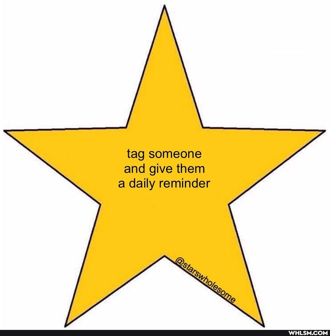 tag someone and give them a daily reminder