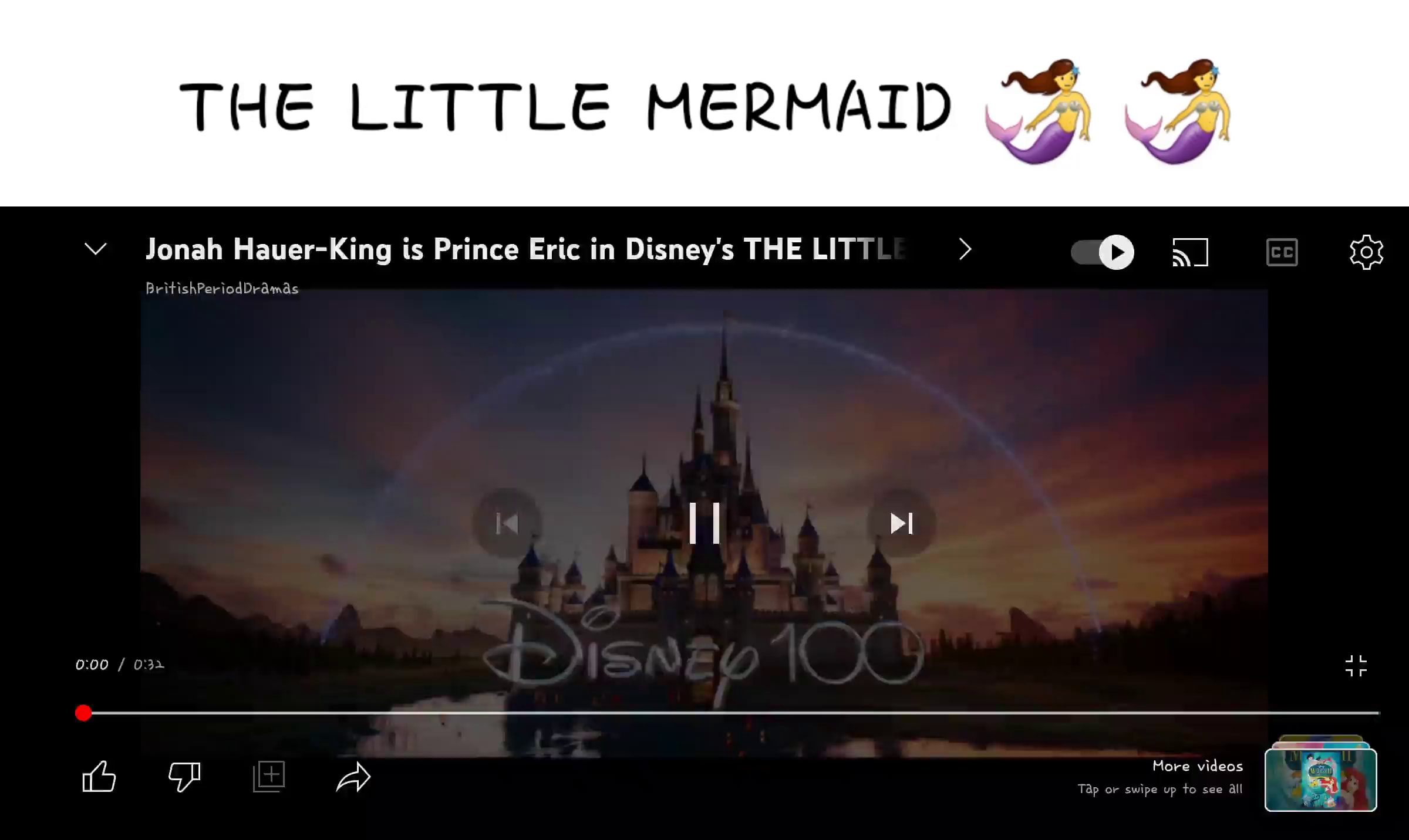 2400px x 1432px - THE LITTLE MERMAID Jonah Hauer-King ts Prince Eric in Disney's THE LITTL >  BritishPeriodDramas A Hove videos [ Tap all - iFunny