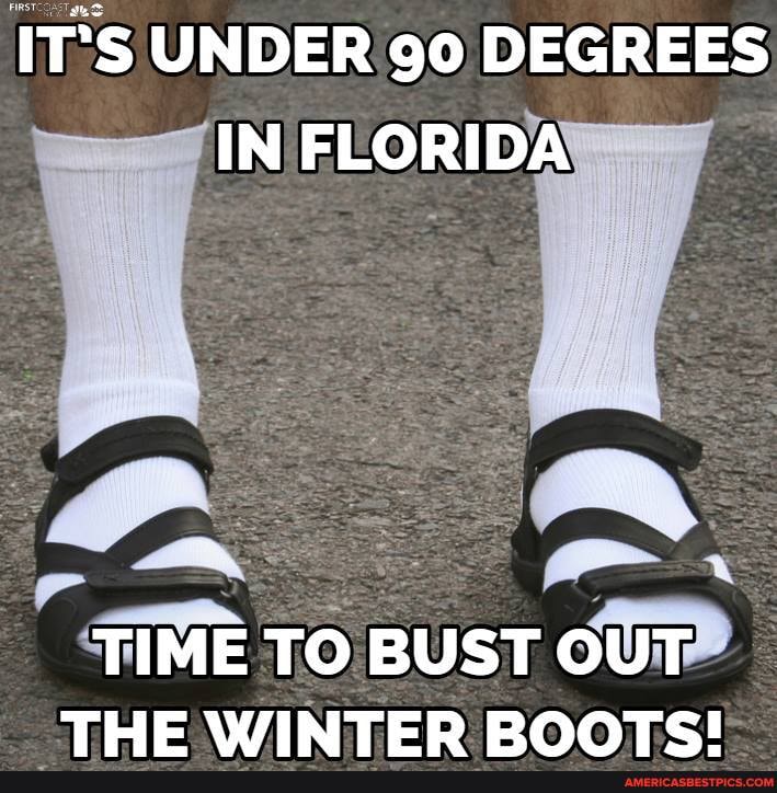 IT'S UNDER 90 DEGREES IN FLORIDA
TIME TO BUST OUT THE WINTER ROOTSGI