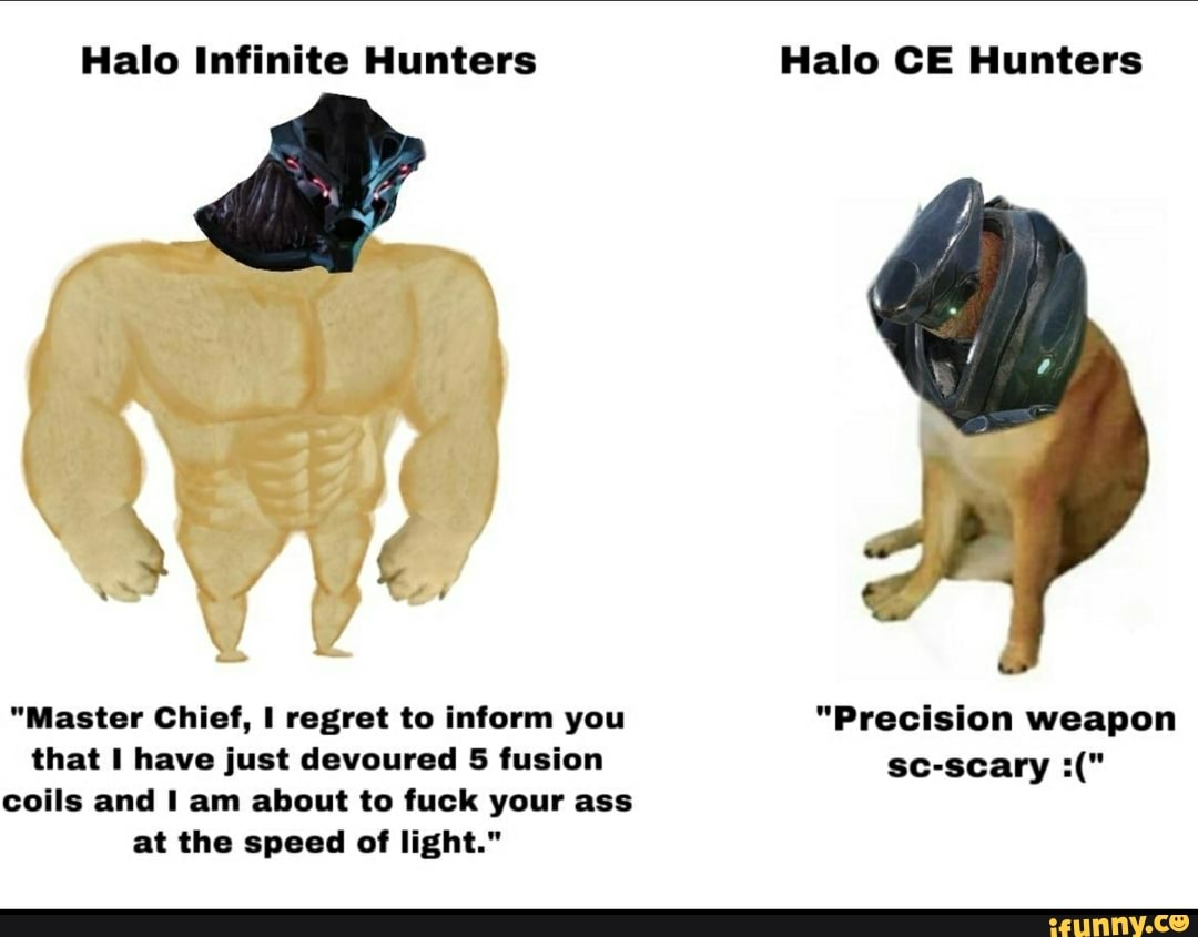 Halo Infinite Hunters Halo CE Hunters "Master Chief, regret to inf