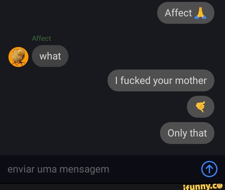 Affect
enviar uma mensagem