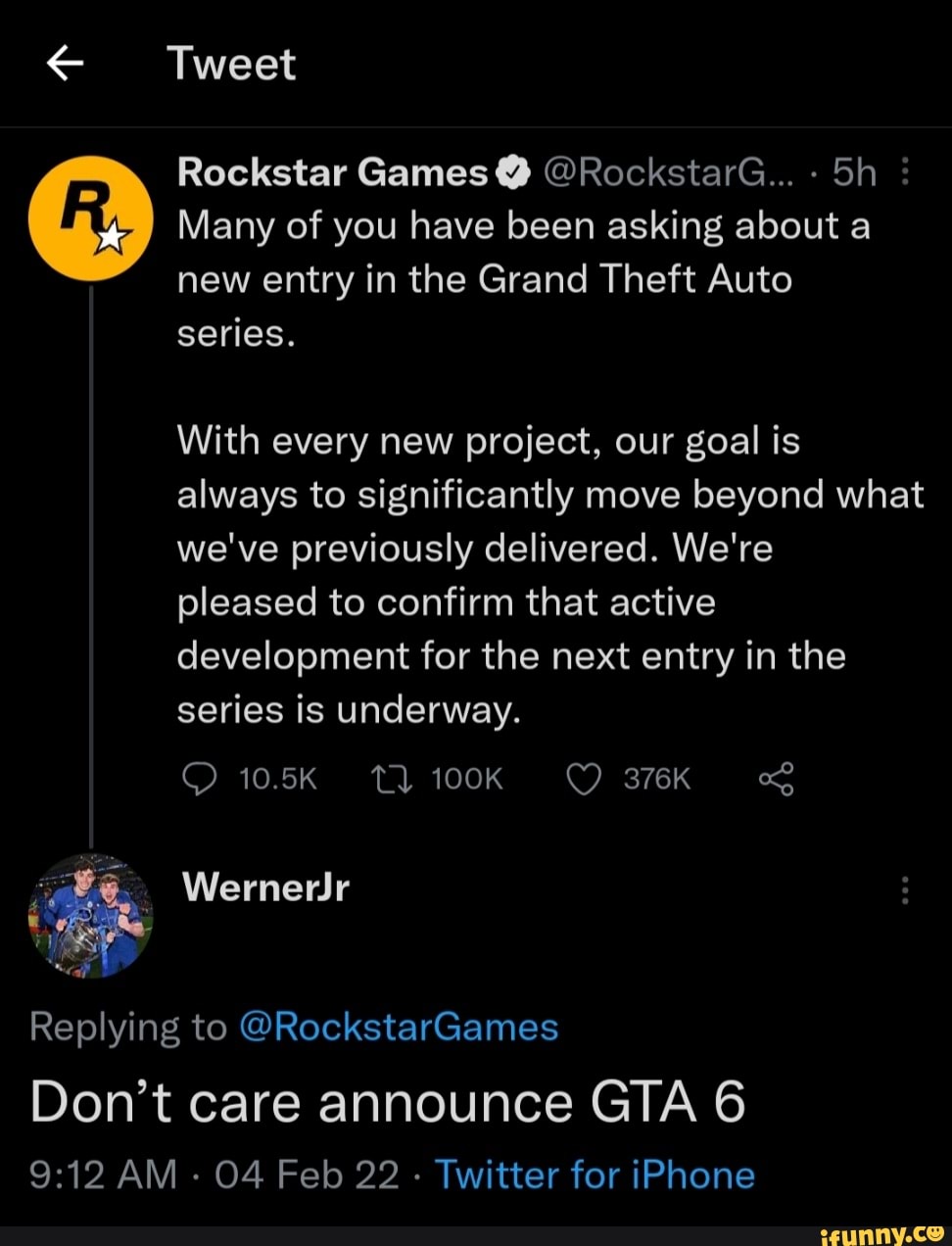 GTA 6 fans trolled by fake Twitter Blue account pretending to be Rockstar  Games