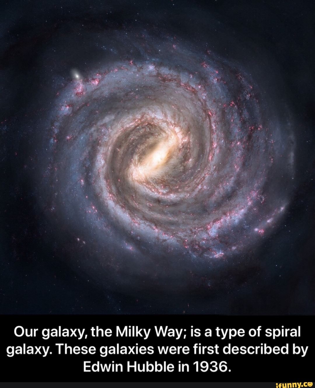 Our galaxy, the Milky Way; is a type of spiral galaxy. These galaxies ...