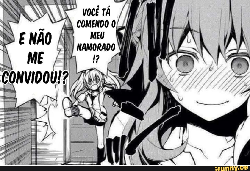 coletivo, tendncia, manga, destaque, voce, ta, comendo, meu, namorados, nao, me, convidou, funny, humor, anime, animes