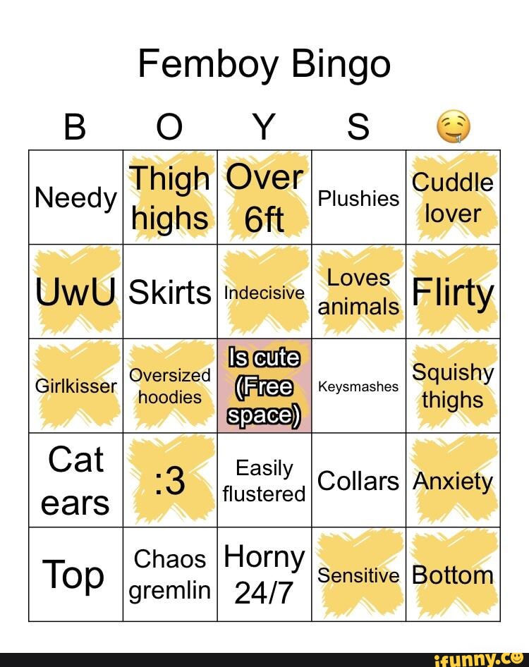 2nd try bingo gtlt - Femboy Bingo Ss Needy Thigh highs Over🎖 Explore as ...