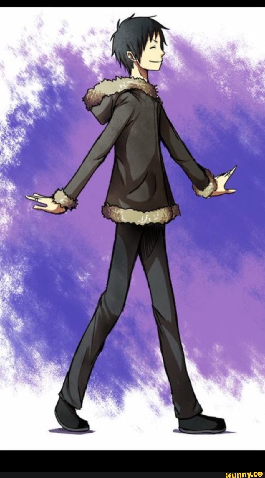 anime, animu, fanart, durarara, izaya