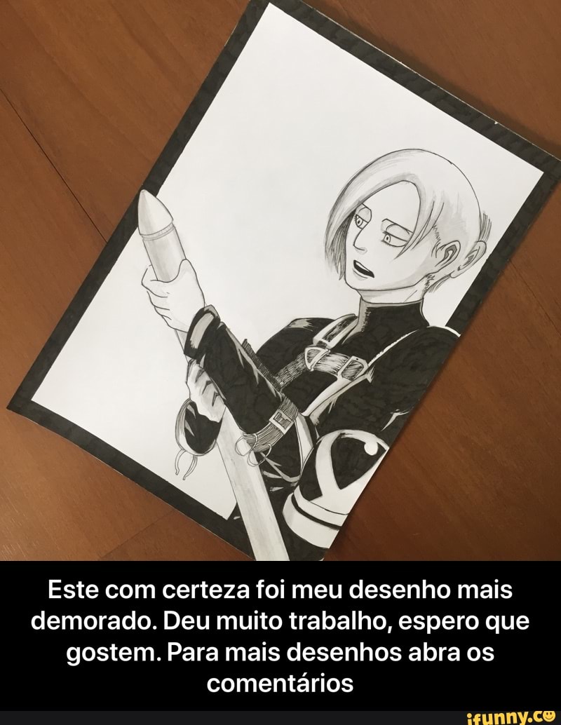 Este com certeza foi meu desenho mais demorado. Deu muito trabalho, espero que gostem. Para mais desenhos abra os comentários - Este com certeza foi meu desenho mais demorado. Deu muito trabalho, espero que gostem. Para mais desenhos abra os comentários