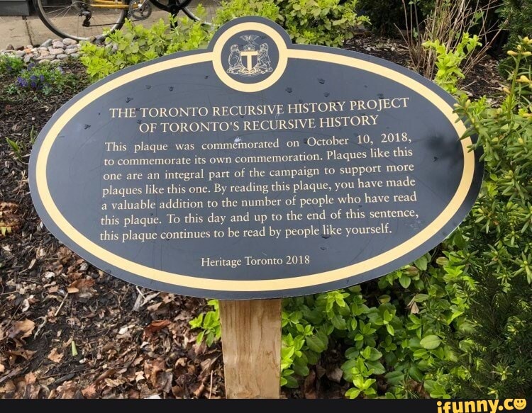 THE TORONTO RECURSIVE HISTORY PROJECT OF TORONTO S RECURSIVE HISTORY
