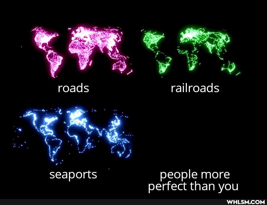roads railroads
seaports people more perfect than you