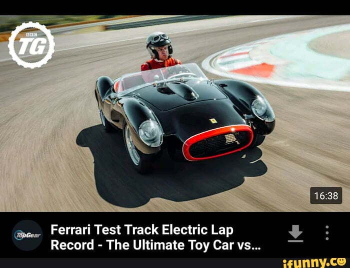 Ferrari Test Track Electric Lap Record The Ultimate Toy Car vs