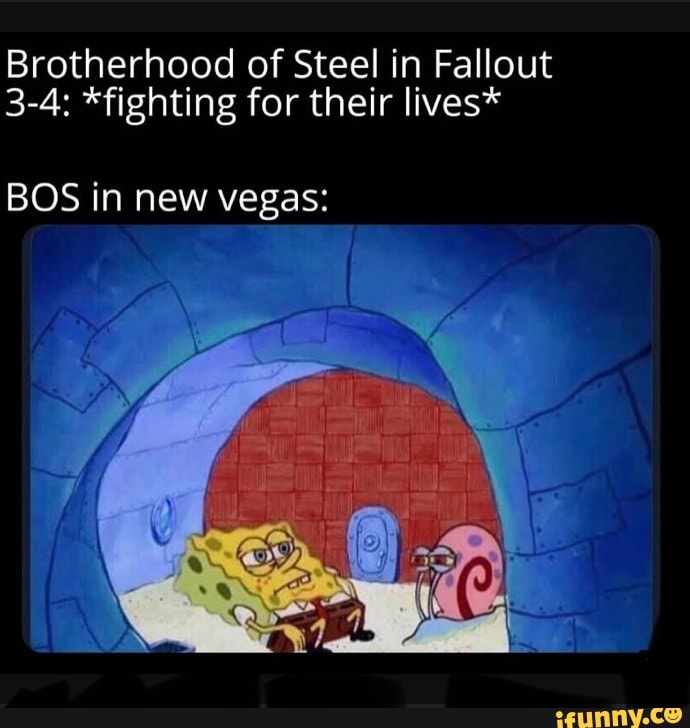 Brotherhood of Steel in Fallout 3-4: *fighting for their lives* BOS in ...