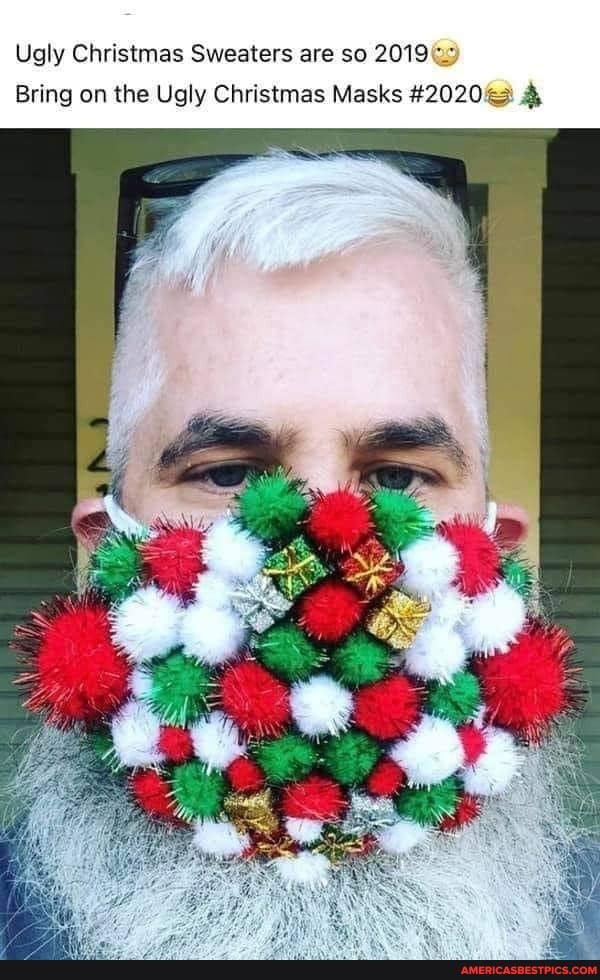 Ugly Christmas Sweaters are so 2019
Bring on the Ugly Christmas Masks #2020.